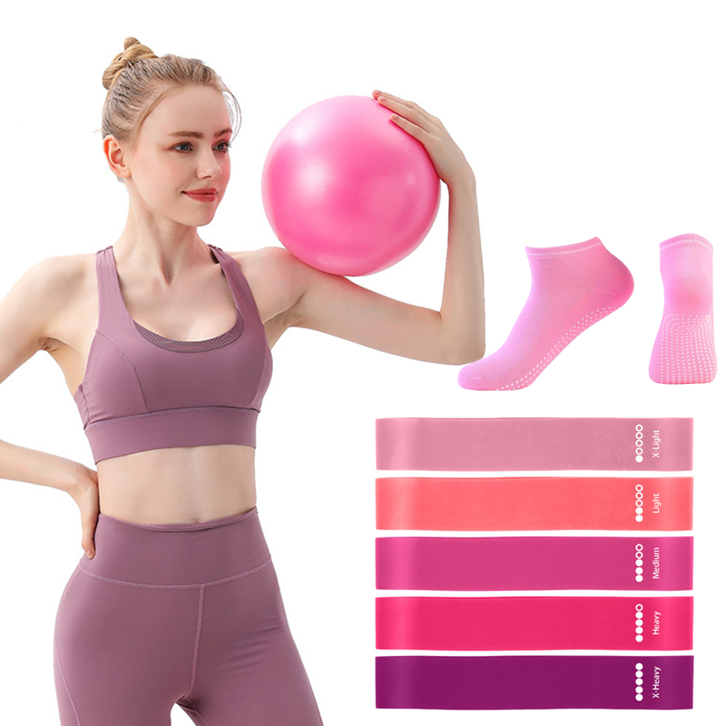 Pilates Yoga Ball Workout - Fasce di resistenza per palla da