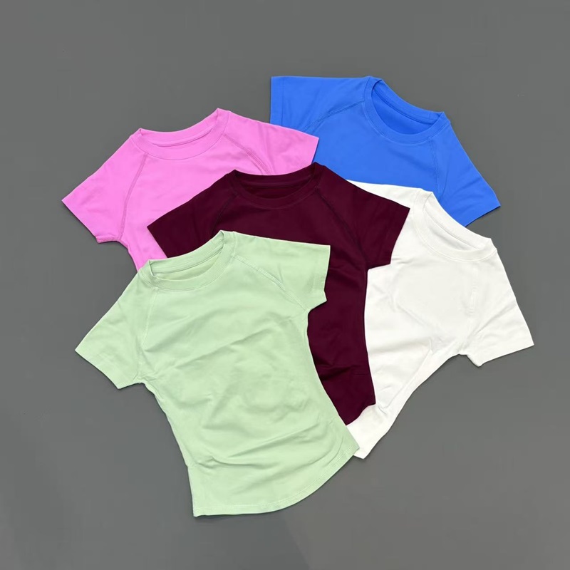 Yoga Strap Cotton - Top da Yoga a Maniche Corte
