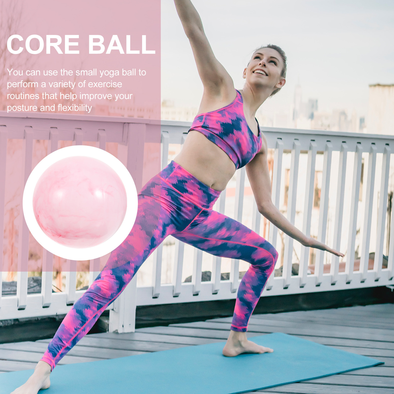 Pilates Yoga Ball Workout - 2 palline da Pilates di piccole