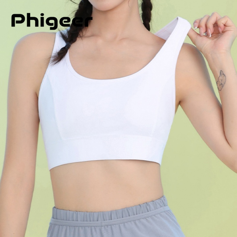 Yoga Strap Cotton - PHIGEER Reggiseni sportivi da donna ad