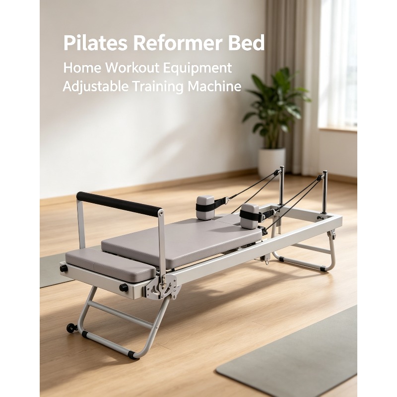 Pilates Yoga Instructor - Reformer pieghevole multifunzionale per Pilates, ideale