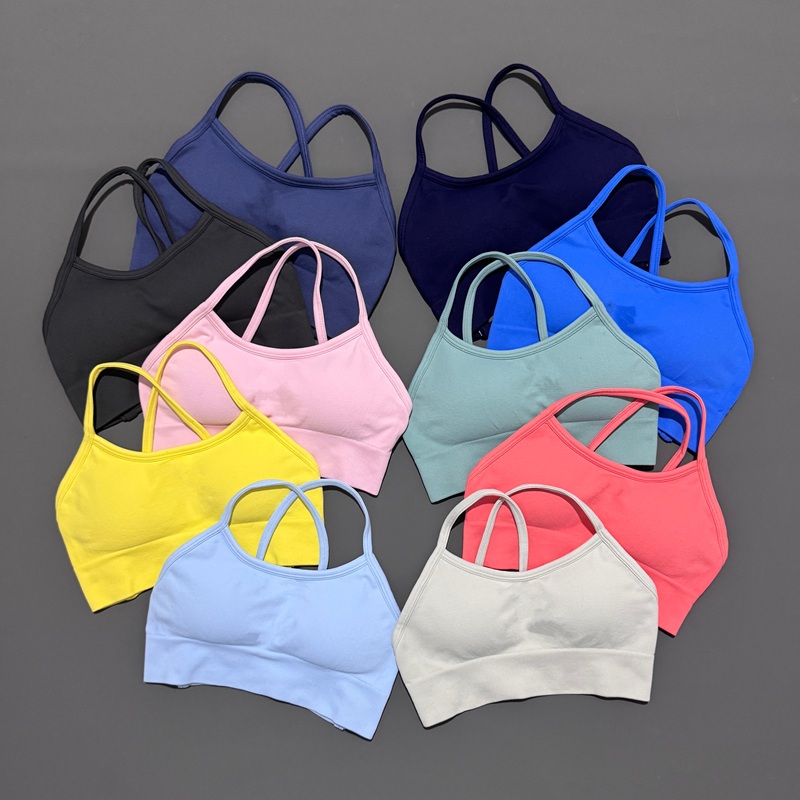 Yoga Strap Cotton - Histello Reggiseno sportivo senza schienale da
