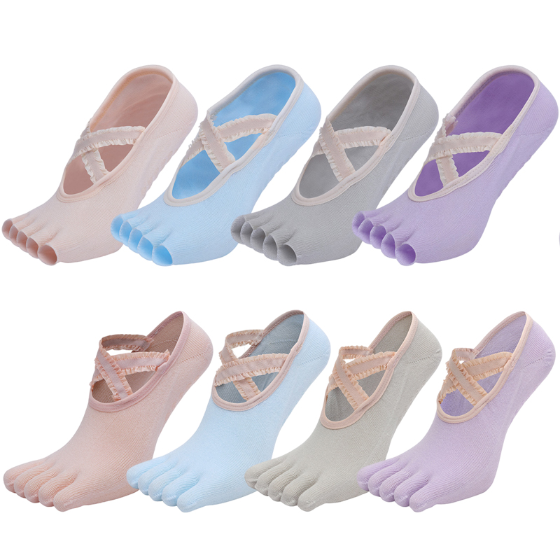 Yoga Strap Cotton - Calzini da Yoga a cinque dita