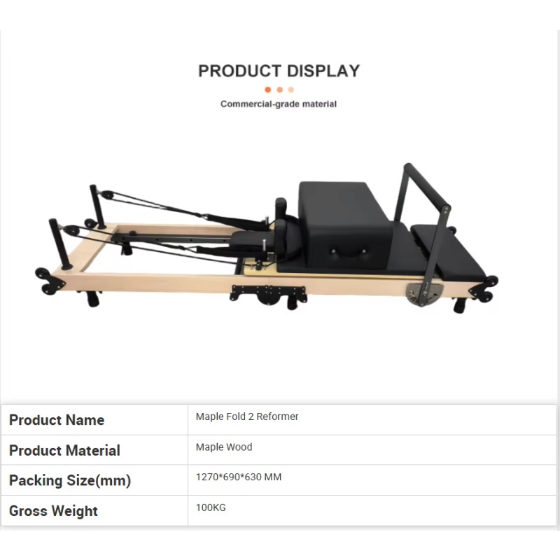 Reformer Pilates Pieghevole Re - Pilates & Yoga Unleashed Studio recensione e prezzo
