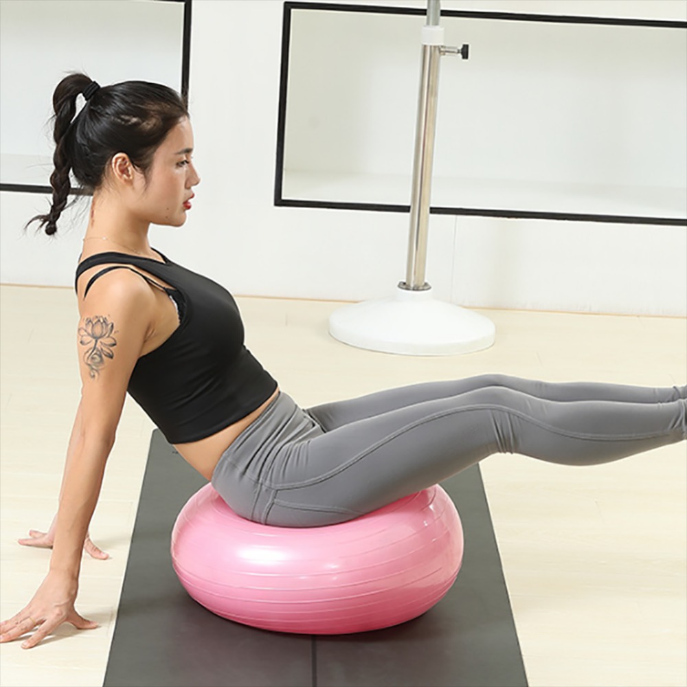 Palla da yoga a ciambella gonf - Pilates Yoga Ball Workout recensione e prezzo