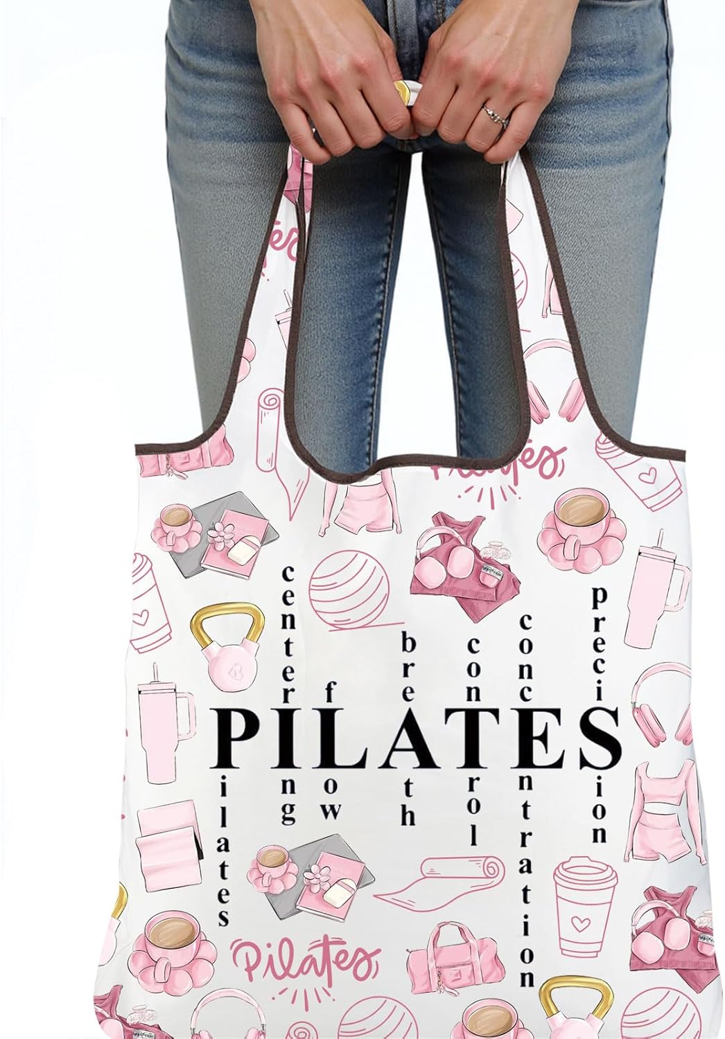 Borsa Rosa per Pilates, Regalo - Pilates Yoga Instructor recensione e prezzo